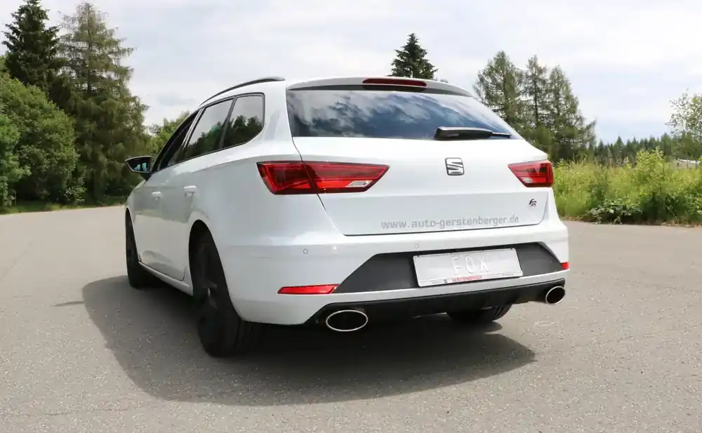 Bestpreis FOX Endschalldämpfer passend für Seat Leon 5F ST