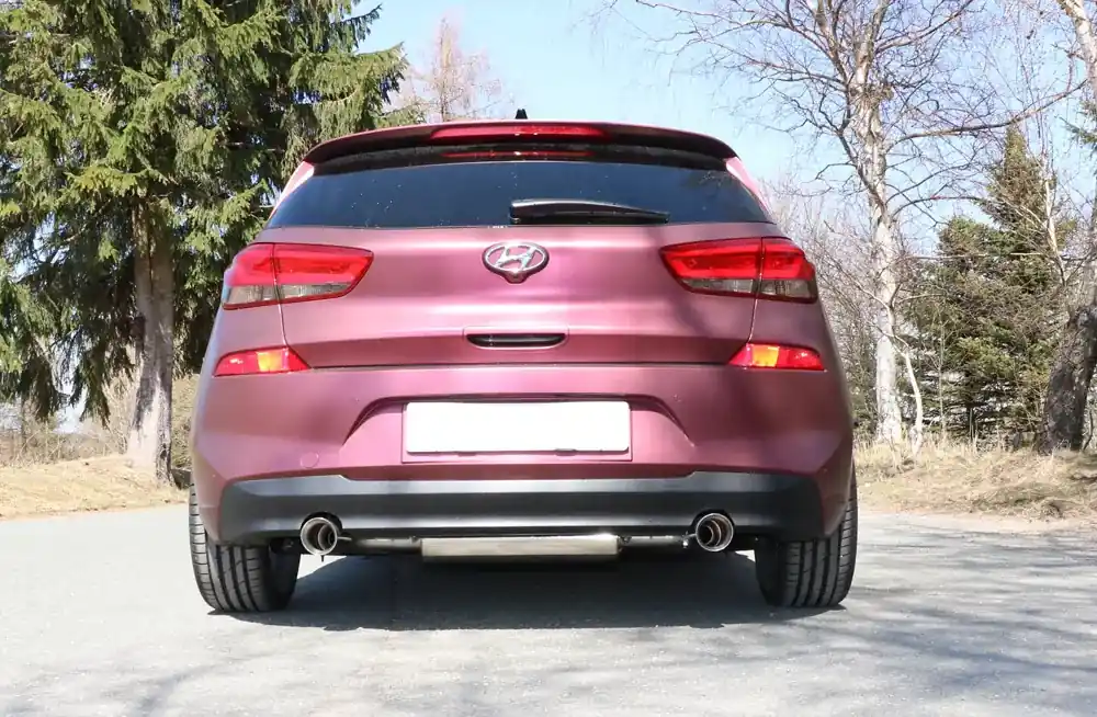 FOX Endschalldämpfer passend für Hyundai i30 PDE - 1x90 Typ 25 rechts/links Rabatt