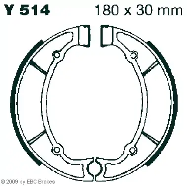 EBC-Y 514 Bremsbeläge passend für Yamaha RD 250, RD 350 und XS 650 Sale