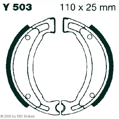 EBC-Y 503 Bremsbelag passend für Yamaha Knallerangebot