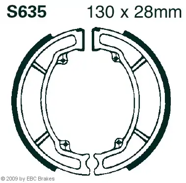 EBC-S 635 Bremsbeläge passend für Suzuki UC 125 Epicuro AX1111 99-02 Beliebt