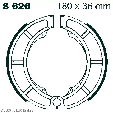EBC-S 626 Bremsbeläge passend für Suzuki & Sachs Modelle Heißes Angebot
