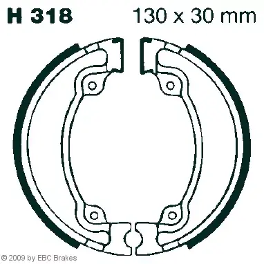 EBC-H 318 Bremsbeläge passend für Honda Sonderangebot