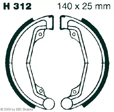 EBC-H 312 Bremsbeläge passend für Honda Motorräder Preiswert