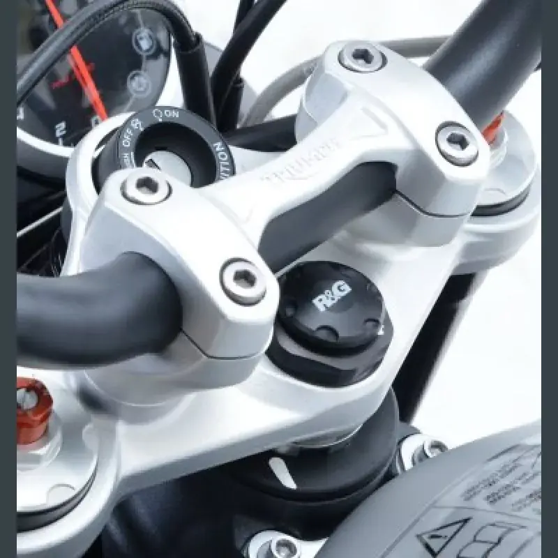 Begrenztes Angebot R&G Racing Gabelkopf Abdeckung passend für Triumph Street Triple