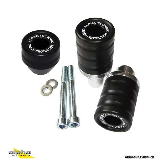 Letzte Chance Sturzpad-Kit passend für Honda CBF500 2004-07 schwarz