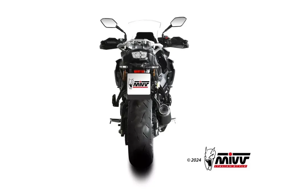 Günstig MIVV GPPro Endschalldämpfer Edelstahl Schwarz passend für Suzuki GSX-S 1000 GX 2024