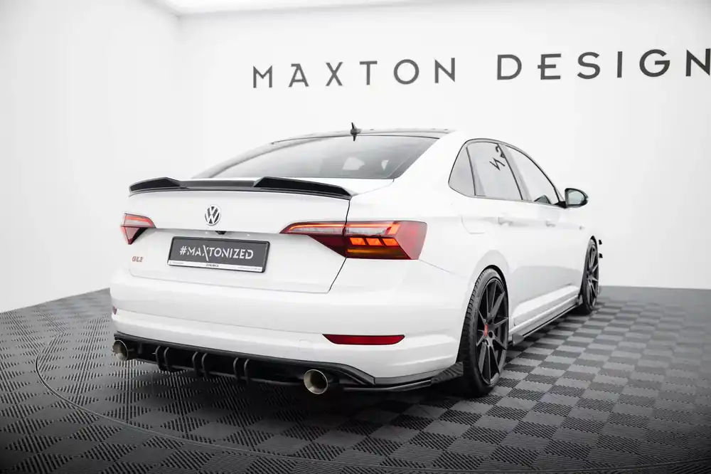 Street Pro Heck Ansatz Diffusor + Flaps passend für Volkswagen Jetta GLI Mk7 Mega-Angebot