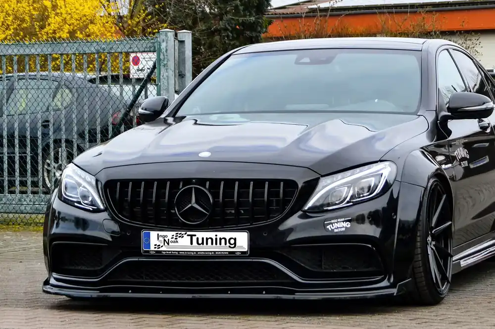 Meistverkauft Cup Frontspoilerlippe mit Wing passend für Mercedes C-Klasse C63AMG W205/C205/A205/S205