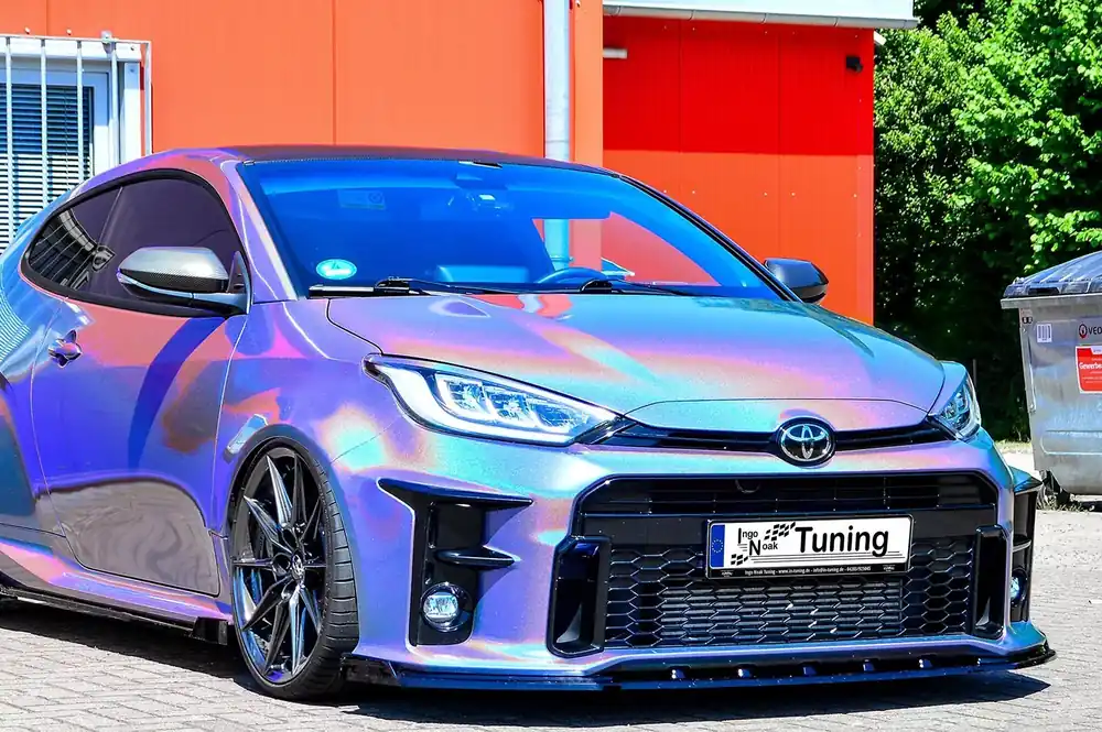 Frontspoilerlippe mit Wings passend für Toyota Yaris GR ab 2020 Expressversand