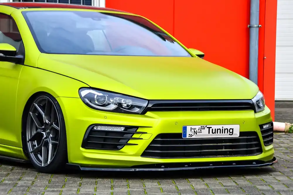 V2 Cup Frontspoilerlippe mit Wing passend für VW Scirocco R Facelift Neuheit