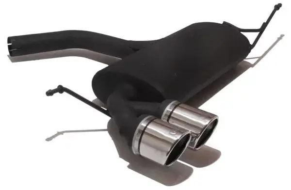 Meistverkauft Ulter Sportendschalldämpfer passend für Volkswagen Golf V 2003-2008 2 Endrohre rund Ø90