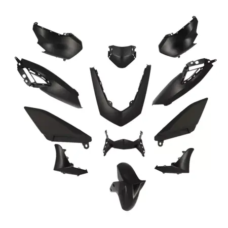 Verkleidungskit Yamaha Nmax 125 ab 2021 matt schwarz (12 Teile) Begrenztes Angebot