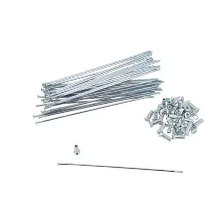 Speichen hinten Doppler Silber 18x195mm / 18x199mm Derbi Senda Direkt Vom Hersteller