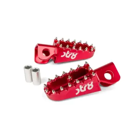 Jetzt Kaufen Fußrasten STR8 MX Evo Derbi CNC Rot