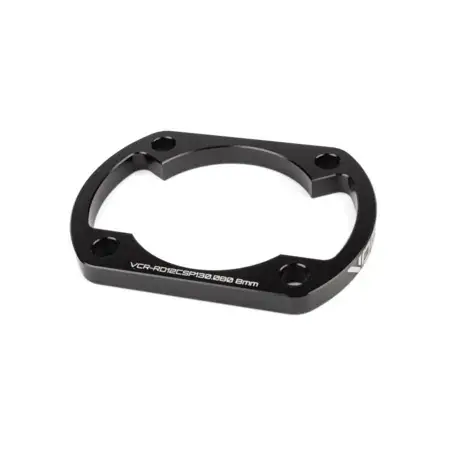 Ausverkauf Zylinderfußspacer 8mm Voca Yamaha DT 50 LC Portugal Schwarz