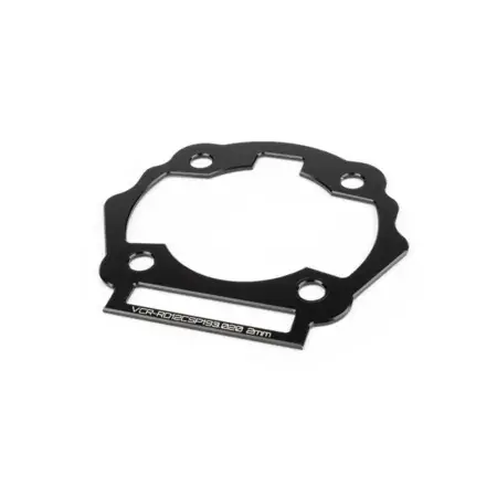Zylinderfußspacer 2mm Voca Derbi Euro 3/4 Schwarz Super-Preis