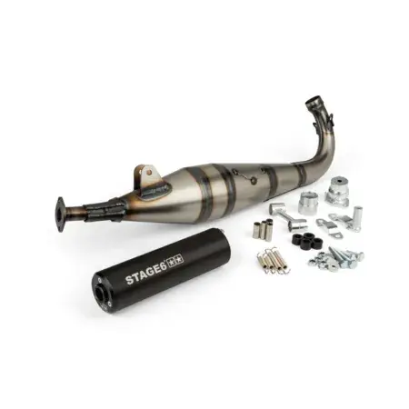 Auspuff Stage6 StreetRace Peugeot 103 SP Schwarz Expressversand
