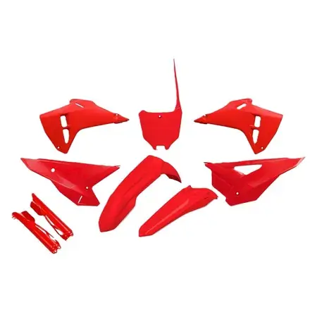 Zertifiziert Plastik Kit UFO Honda CRF 250 / 450cc 2025 Rot