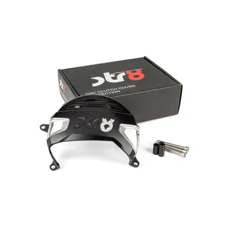 Kupplungsdeckelschutz STR8 AM6 Alu CNC Schwarz Sonderangebot