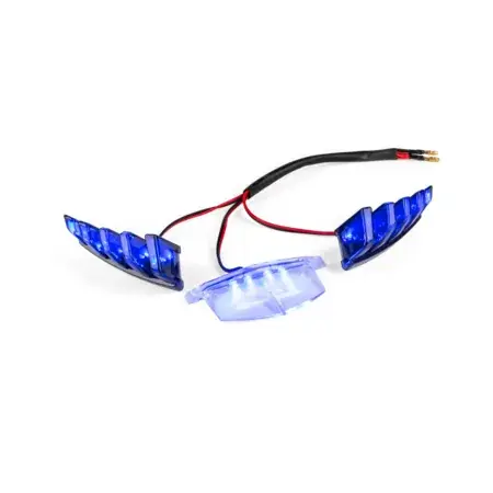 Bestseller LED Beleuchtung Lufteinlass vorn STR8 Piaggio Zip SP2 Blau