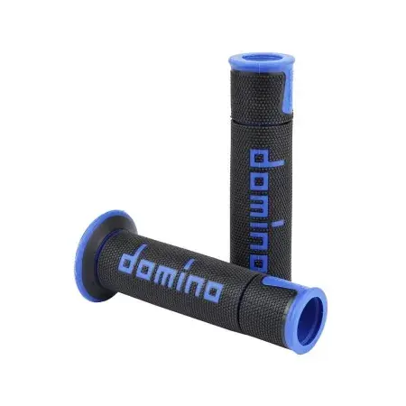 Griffe Domino A450 On-Road Racing Schwarz / Blau (Enden offen) Versand Am Gleichen Tag