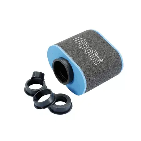 Must-Have Luftfilter Polini Evolution oval AW 28-55mm schwarz / blau
