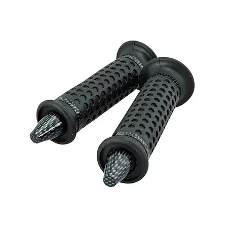 Lenkergriffe STR8 Konik mit konischen Enden schwarz / carbon Sichere Zahlung