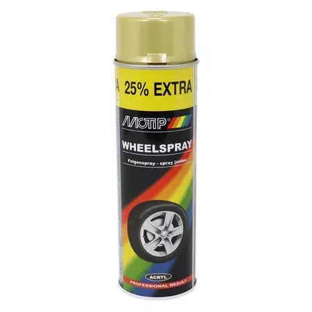 Sprühlack Motip Pro Felgen gold 500ml Markenprodukt