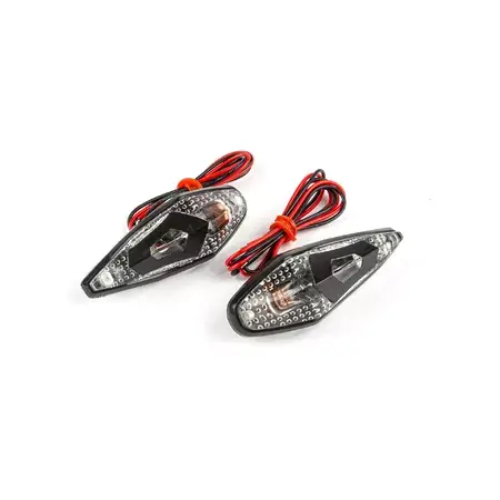 Blinker / Lampen zum Aufkleben STR8 Tropfenform Wing schwarz Markenprodukt