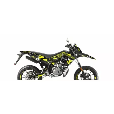 Letzte Chance Dekor Kit Derbi Xtreme 2018 - 2020 gelb / schwarz
