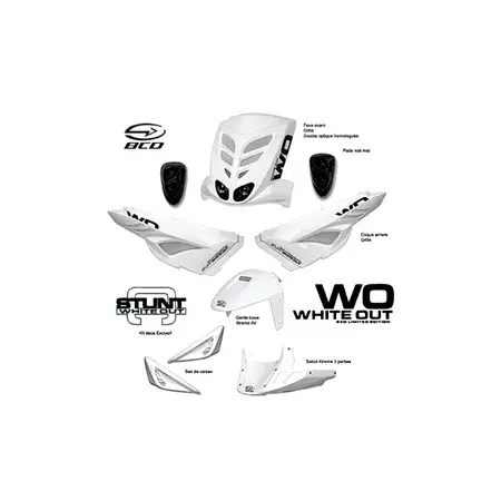 Verkleidungskit 7 Teile BCD White Out (CE) Yamaha Slider Preiswert