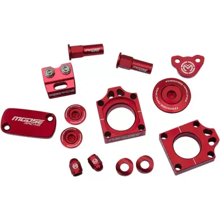 Tuning Kit Bling CNC Moose Racing Honda CRF 250 / 450 rot Sofort Bestellen