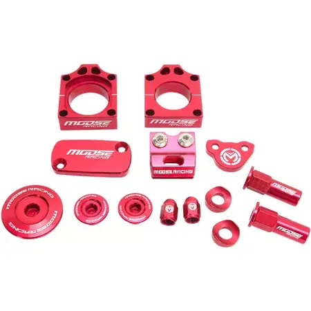 Sonderangebot Tuning Kit Bling CNC Moose Racing Honda CRF 450 rot