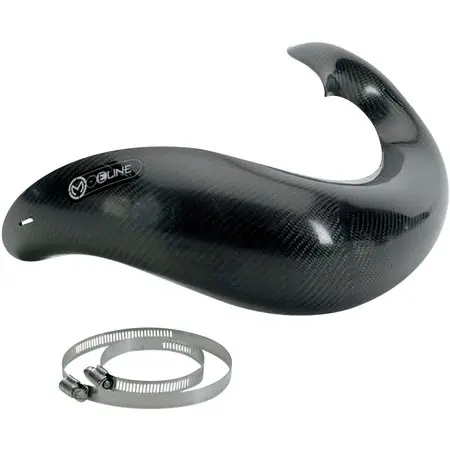 Ausverkauf Auspuffschutz / Krümmerschild carbon 2-Takt Moose Racing PRO CIRCUIT YZ 250