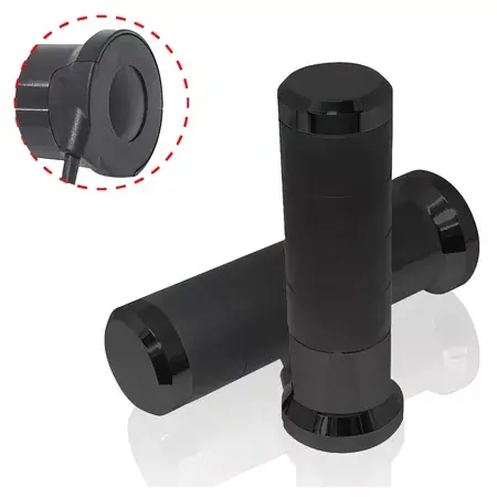 Beheizte Lenkergriffe Koso Titan 7/8" + 1" L=120mm schwarz m. externem Schalter Begrenztes Angebot