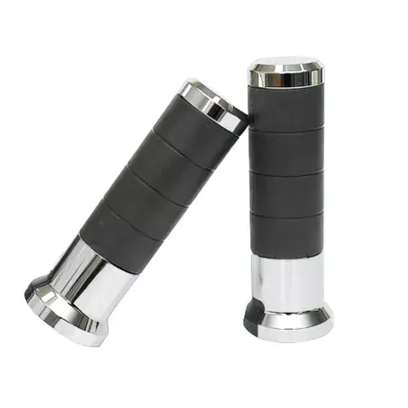Beheizte Lenkergriffe Koso Titan Koso 7/8" + 1" L=120mm chrom m. externem Schalter Finale Aktion