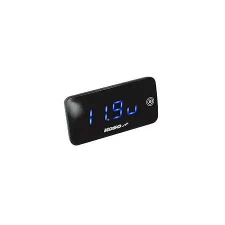 Spannungsmesser / Thermometer Slim NG blau Expressversand