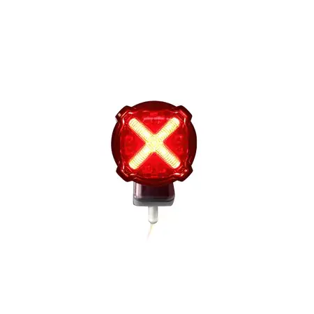 Rücklicht LED m. Bremslicht inkl. Halter Koso GT-02S rot Schneller Versand
