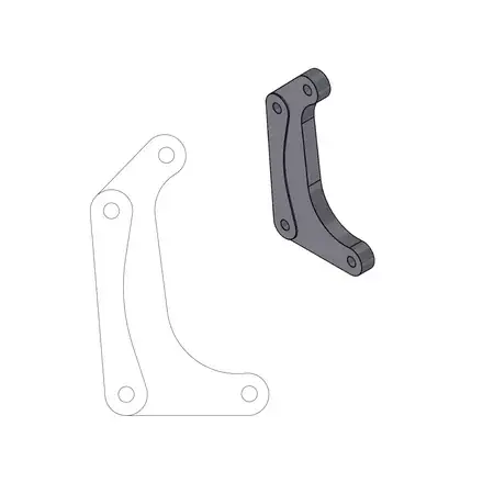 Direkt Vom Hersteller Bremssatteladapter Moto Master Racing WRF ab 2017 / YZF ab 2007