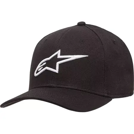 Baseball Cap Alpinestars Ageless Curved schwarz/weiß Schnäppchen