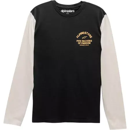 Langarm T-Shirt Alpinestars Decades schwarz/offwhite Direktkauf