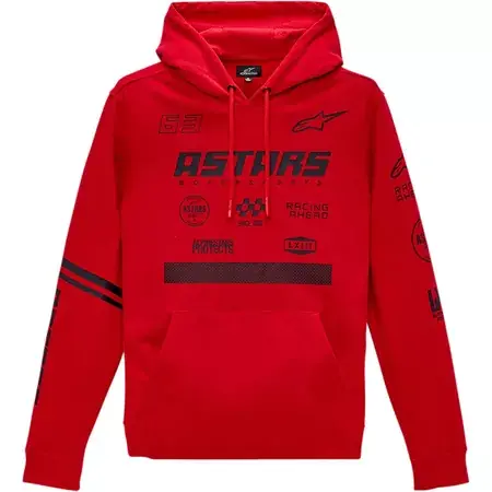 Hoodie Alpinestars Multi Race rot Sale