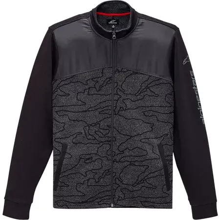 Solange Der Vorrat Reicht Fleece Jacke Alpinestars Fidelity schwarz