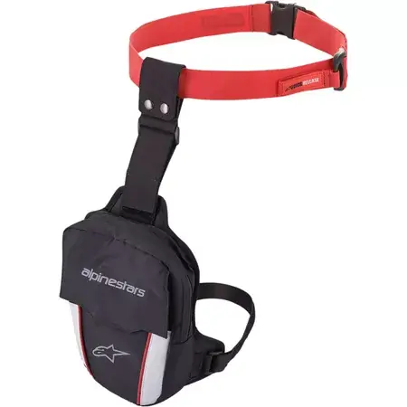 Kracherpreis Oberschenkel-Tasche Alpinestars schwarz/rot