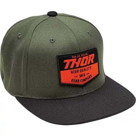 Snapback Cap Thor Chevron schwarz/olive Must-Have