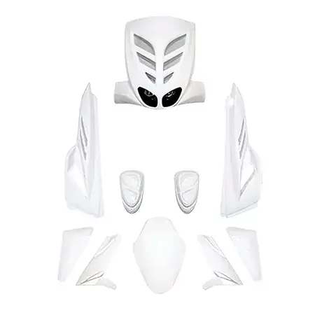 Knallerangebot Verkleidungskit 6 Teile BCD weiß Yamaha Slider