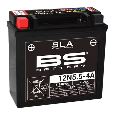 Garantierte Lieferung Batterie SLA BS Battery 12N5.5-4A 12V - 5,5Ah