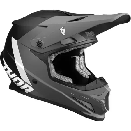 Crosshelm Thor Sector Chev grau / schwarz Markenprodukt