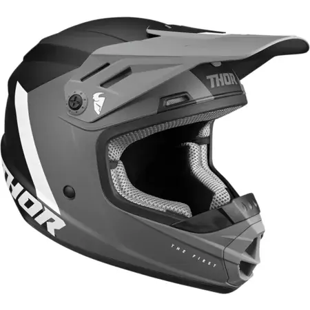 Crosshelm Thor Sector Kids grau / schwarz SM Jetzt Kaufen